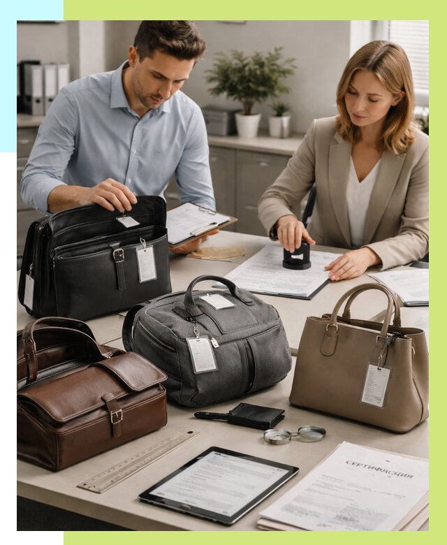 Сертификация сумок в Ленинске-Кузнецком от 7666 руб. | Алешин-Лнн