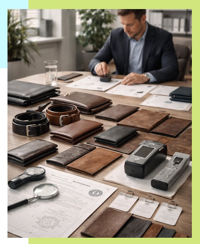 Сертификация кожаных изделий в Ленинске-Кузнецком от 12265 р. | Алешин-Лнн