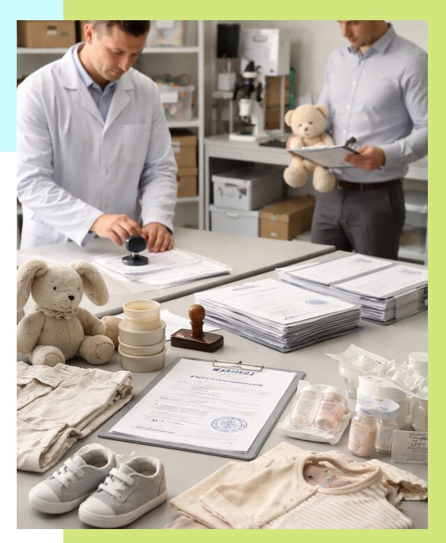 Сертификация детских товаров в Ленинске-Кузнецком от 15332 р. | Алешин-Лнн