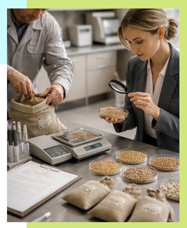 Сертификация зерна в Ленинске-Кузнецком по цене от 15332 р. | Алешин-Лнн