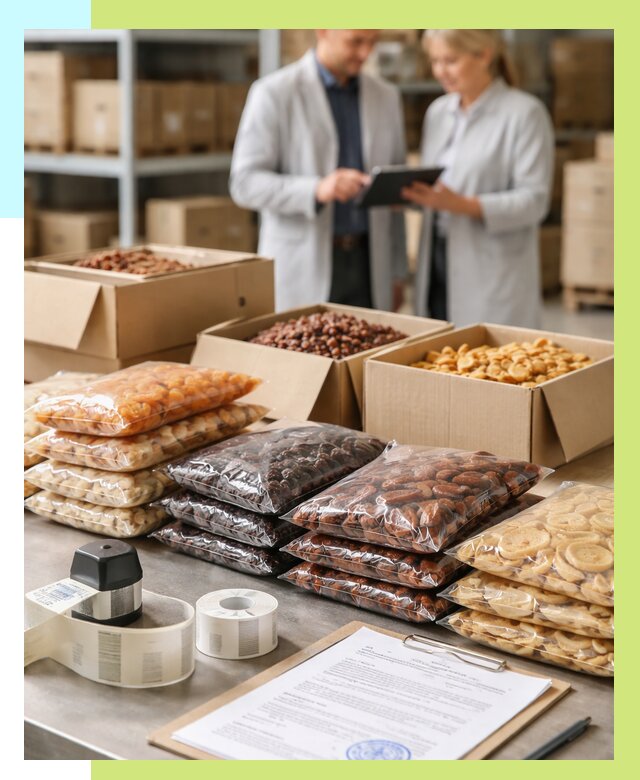 Сертификация сухофруктов в Ленинске-Кузнецком от 12265 р. | Алешин-Лнн под ключ