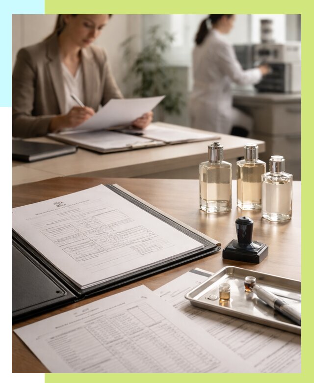 Сертификация парфюмерии в Ленинске-Кузнецком от 15332 р. | Алешин-Лнн