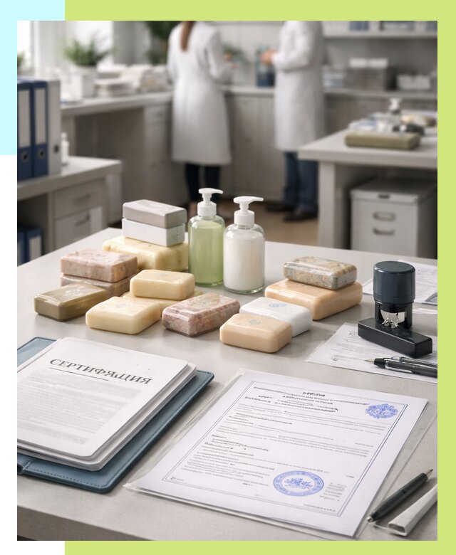 Сертификация мыла и сертификат на мыло в Ленинске-Кузнецком от 12265 | Алешин-Лнн