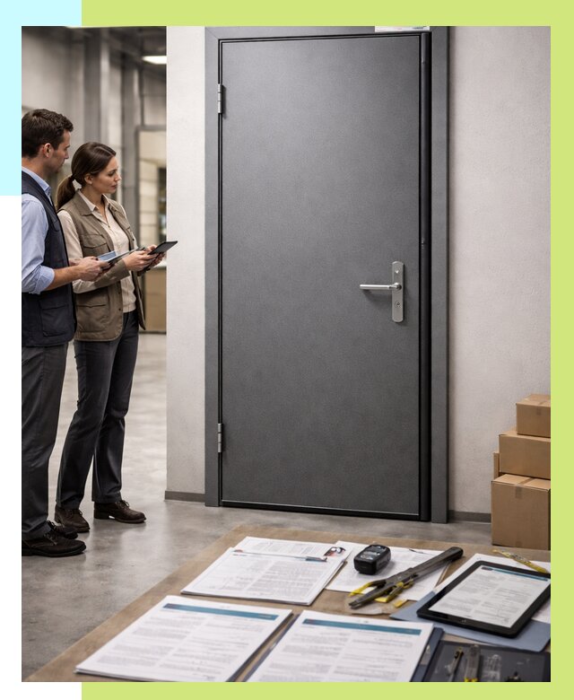 Сертификация противопожарных дверей в Ленинске-Кузнецком от 9199 р. | Алешин-Лнн