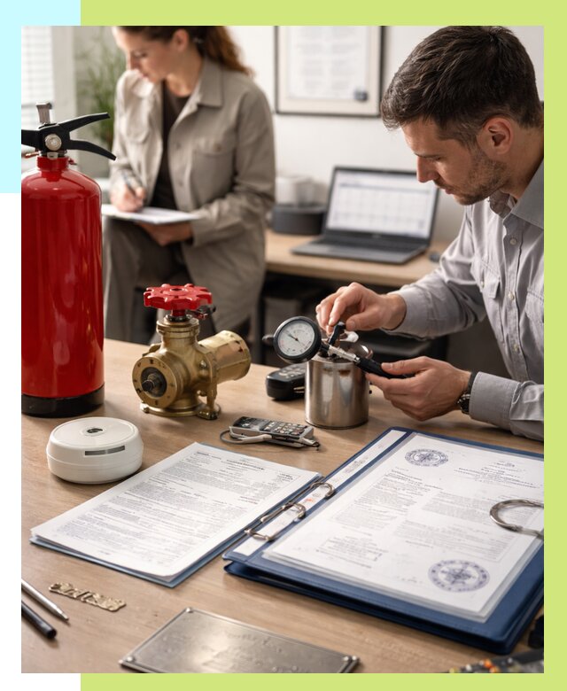 Сертификация пожарного оборудования в Ленинске-Кузнецком от 15332 р.|Алешин-Лнн