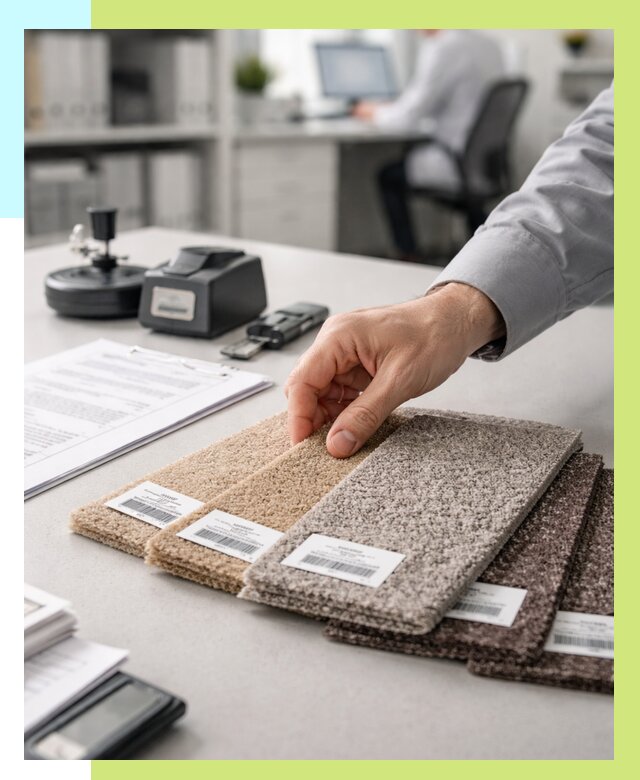 Сертификация ковролина в Ленинске-Кузнецком от 15332 р., Алешин-Лнн