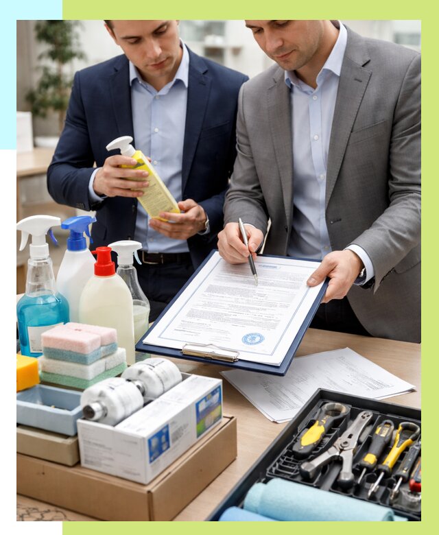 Сертификация хозяйственных товаров в Ленинске-Кузнецком, от 18398 р. |Алешин-Лнн