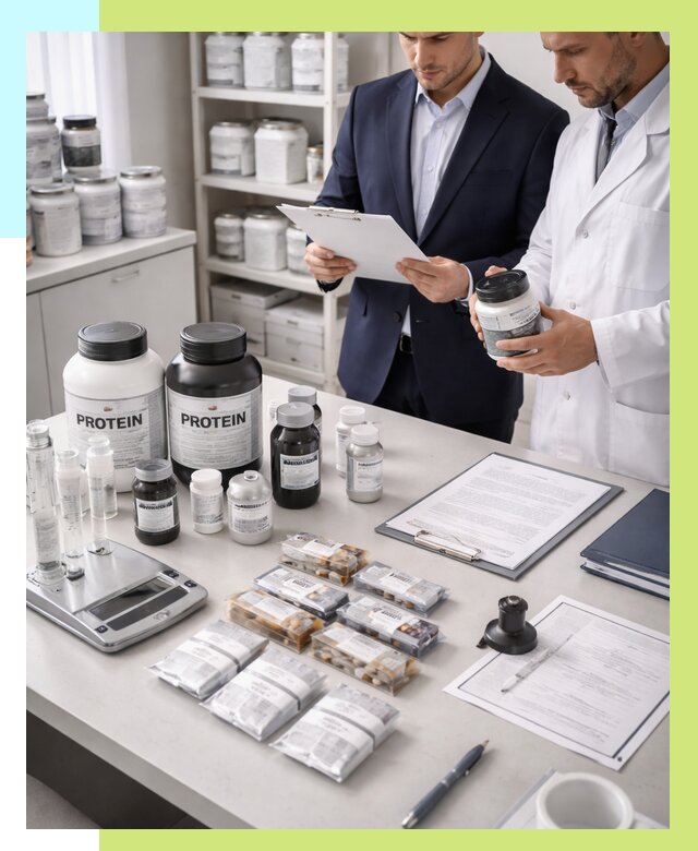 Сертификация спортивного питания в Ленинске-Кузнецком от 15332 р., Алешин-Лнн