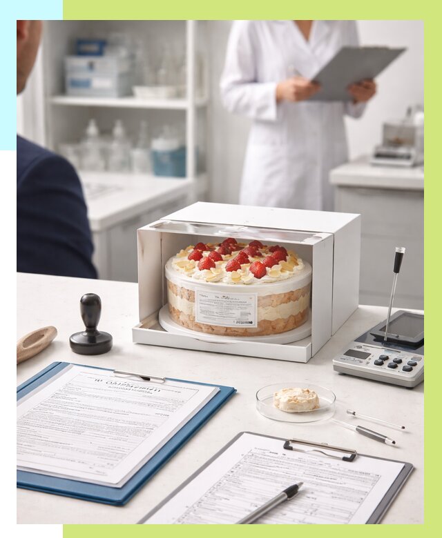 Сертификация тортов в Ленинске-Кузнецком от 9199 р. заказать | Алешин-Лнн