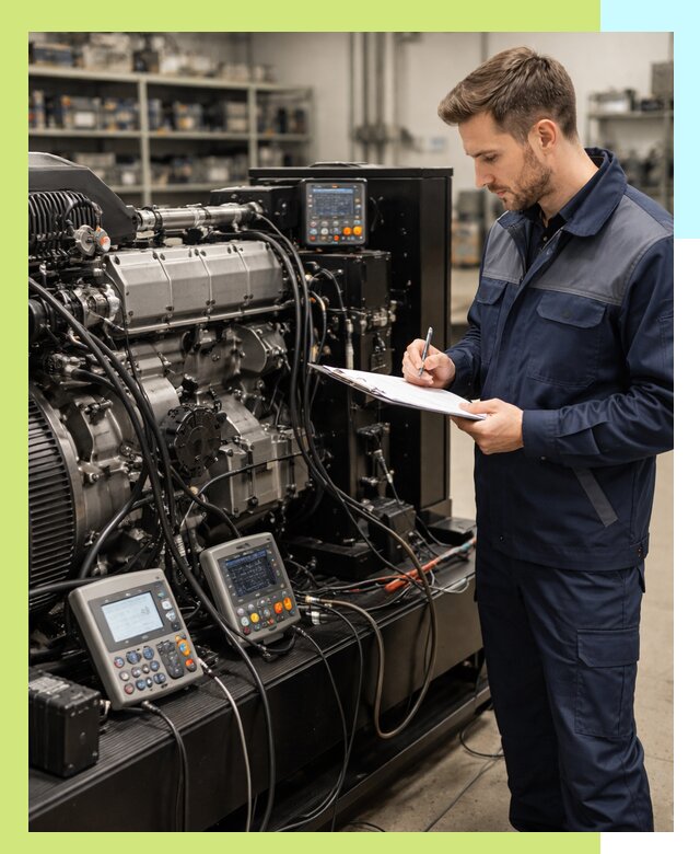Сертификация дизельных генераторов и их оборудования в Ленинске-Кузнецком