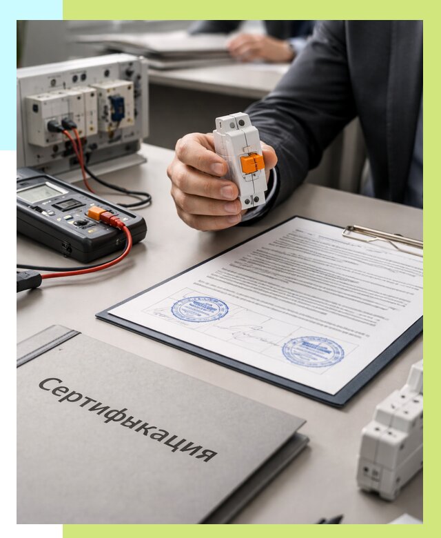 Сертификация выключателей под ключ в Ленинске-Кузнецком от 15332 р. | Алешин-Лнн