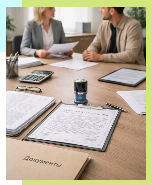 Сертификат соответствия на продукцию в Ленинске-Кузнецком от 15332 р.|Алешин-Лнн