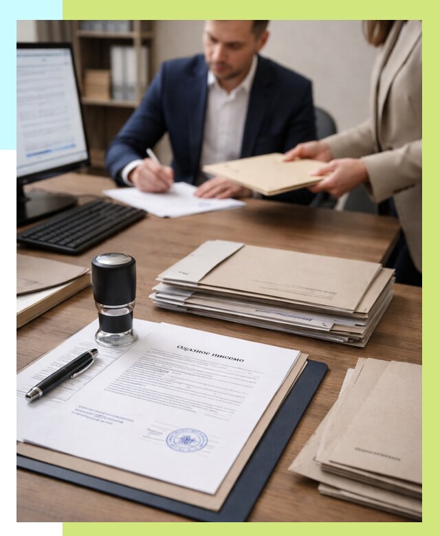 Отказное письмо для таможни в Ленинске-Кузнецком от 3066 р, Алешин-Лнн