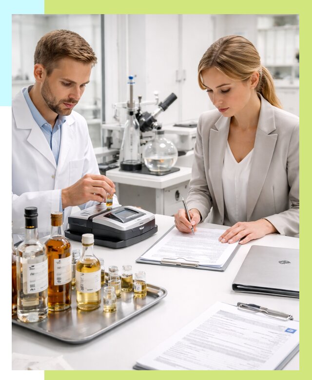 Заключение о спиртосодержании в Ленинске-Кузнецком, от 5111 р., Алешин-Лнн