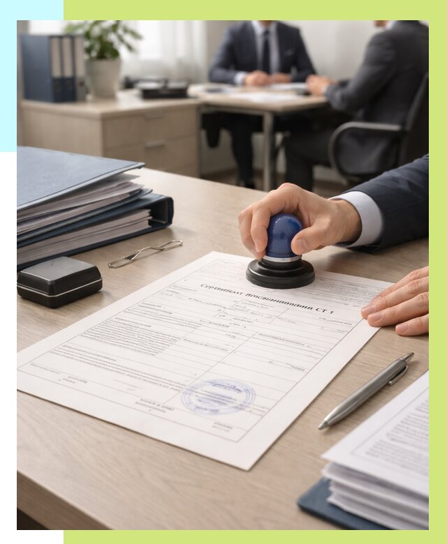 Сертификат происхождения СТ 1 в Ленинске-Кузнецком от 4599 р. | Алешин-Лнн