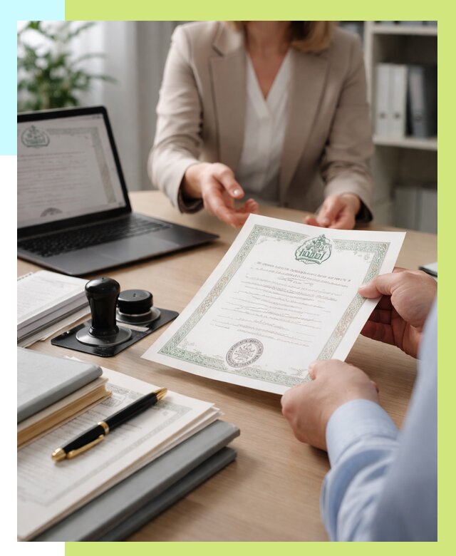 Халяль сертификат в Ленинске-Кузнецком, получить от 15332 р. | Алешин-Лнн