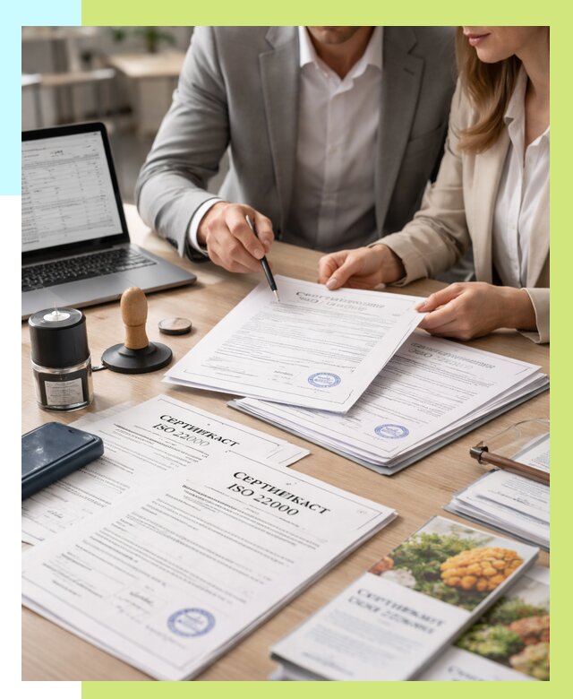 Сертификат ISO 22000 в Ленинске-Кузнецком от 40884 р. под ключ | Алешин-Лнн