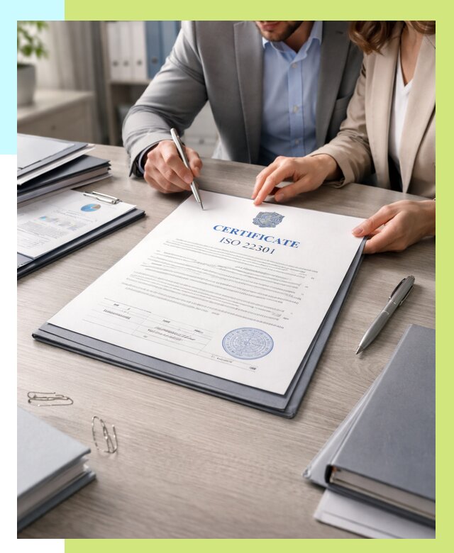 Сертификат ISO 22301 в Ленинске-Кузнецком от 45995 р. | Алешин-Лнн срочно