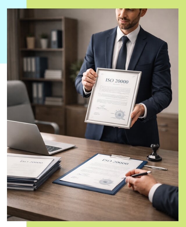 Сертификат ISO 20000 в Ленинске-Кузнецком под ключ от 122652 р., Алешин-Лнн