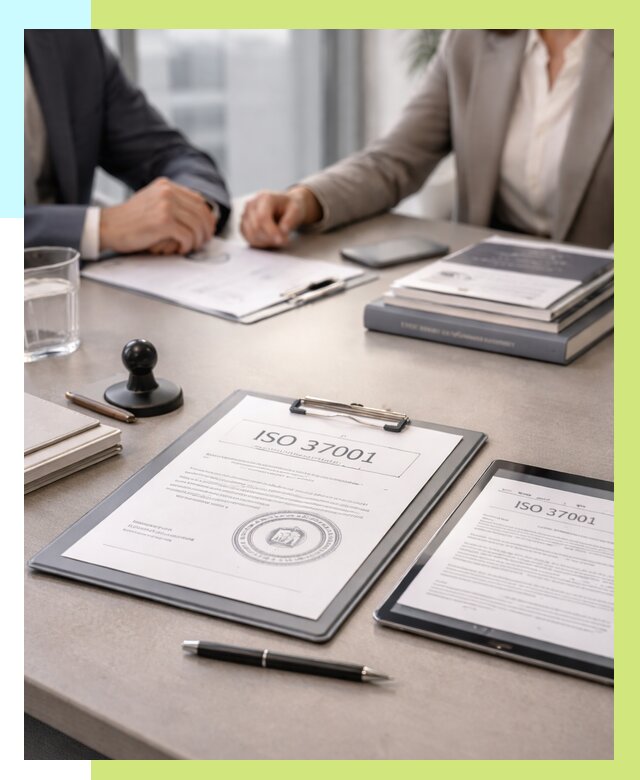 Сертификат ISO 37001 в Ленинске-Кузнецком оформить от 122652 р. Алешин-Лнн